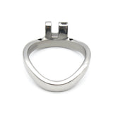 Metal Arc Ring Chastity Cage lock and ring | 3d-chastity