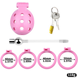 Resin Breathable Male Chastity Cage material finish close | 3d-chastity