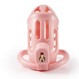 Resin Ergo Chastity Cage material finish close | 3d-chastity
