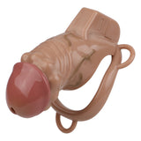 ABS Resin Simulation Penis Chastity Lock wearing | 3d-chastity