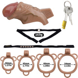 ABS Resin Simulation Penis Chastity Lock product photo 15 of | 3d-chastity
