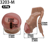 ABS Resin Simulation Penis Chastity Lock rear | 3d-chastity