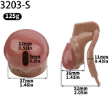 ABS Resin Simulation Penis Chastity Lock front | 3d-chastity