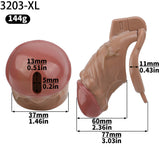 ABS Resin Simulation Penis Chastity Lock product photo 11 of | 3d-chastity