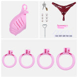 Resin Realistic Chastity Cage full kit | 3d-chastity