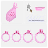 Resin Realistic Chastity Cage material finish close | 3d-chastity