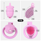 Resin Realistic Chastity Cage size and shape | 3d-chastity