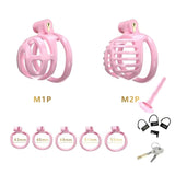 Small Chastity Cage 5 with Catheter Colors to Choose side | 3d-chastity