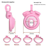 Pink Slave Chastity Cage wearing | 3d-chastity