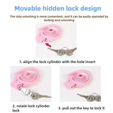 Pink Slave Chastity Cage rear | 3d-chastity