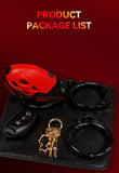 Lockink Telescopic Electric Shock Chastity Cage front | 3d-chastity