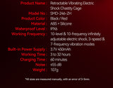 Lockink Telescopic Electric Shock Chastity Cage product photo 20 of | 3d-chastity