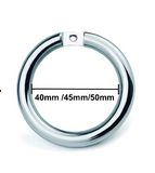 Stainless Steel Chastity Ring Cock Ring lock and ring | 3d-chastity