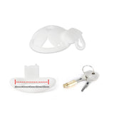 Super Short Sakura 3D Printed Chastity Device front | 3d-chastity
