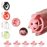 Super Short Sakura 3D Printed Chastity Device rear | 3d-chastity