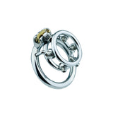Screw Stainless Steel Chastity Cage size and shape | 3d-chastity