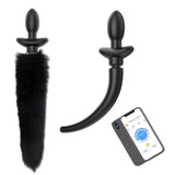 Shake Tail Shock Butt Plug App Controlled Remotely Chastity Cage wearing | 3d-chastity