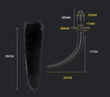 Shake Tail Shock Butt Plug App Controlled Remotely Chastity Cage product photo 14 of | 3d-chastity