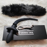 Shake Tail Shock Butt Plug App Controlled Remotely Chastity Cage lock and ring | 3d-chastity