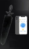 Shake Tail Shock Butt Plug App Controlled Remotely Chastity Cage full kit | 3d-chastity