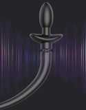 Shake Tail Shock Butt Plug App Controlled Remotely Chastity Cage material finish close | 3d-chastity