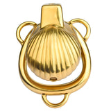 Shell Design Golden Chastity Cage main product | 3d-chastity