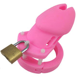 CB6000S Silicone Chastity Cage Perverse Pink main product | 3d-chastity