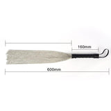 Show No Mercy Metal Flogger Chastity Cage material finish close | 3d-chastity