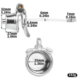 Shower Shaped Chastity Cage wearing | 3d-chastity
