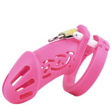 Upgrade Silicone CB6000 Chastity Cage material finish close | 3d-chastity