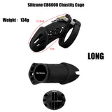Upgrade Silicone CB6000 Chastity Cage front | 3d-chastity