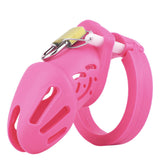Upgrade Silicone CB6000S Chastity Cage material finish close | 3d-chastity