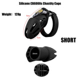 Upgrade Silicone CB6000S Chastity Cage front | 3d-chastity