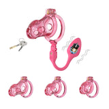 Silicone Chastity Cage with Remote Control Anal Plug wearing | 3d-chastity