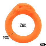 Silicone Lock Ring Delay Ejaculation Chastity Cage product photo 16 of | 3d-chastity