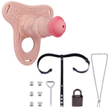 Silicone Party Wearable Chastity Device product photo 11 of | 3d-chastity