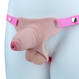Silicone Real Dildo Wearable Chastity Device side | 3d-chastity