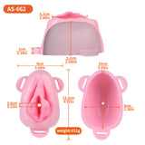 Sissy Silicone Chastity Cage with Belt product photo 15 of | 3d-chastity