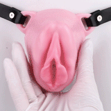 Sissy Silicone Chastity Cage with Belt lock and ring | 3d-chastity