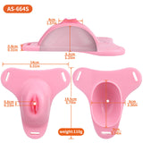Sissy Silicone Chastity Cage with Belt product photo 19 of | 3d-chastity