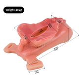 Silicone Sissy Chastity Cage with Belt lock and ring | 3d-chastity