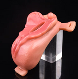Silicone Sissy Chastity Cage with Belt rear | 3d-chastity