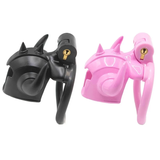 Sissy Bullhorn Chastity Cage size and shape | 3d-chastity