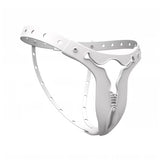 Sissy Chastity Belt Ascetic SM Adjustable lock and ring | 3d-chastity
