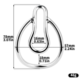 NEW Metal Sissy Clip Chastity Cage lock and ring | 3d-chastity