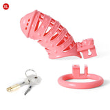 Pink Sissy Spiked 3D Printing Pussy Vaginal Chastity Cage comparison | 3d-chastity