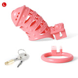 Pink Sissy Spiked 3D Printing Pussy Vaginal Chastity Cage product photo 11 of | 3d-chastity