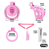Sissy Pussy Chastity Cage material finish close | 3d-chastity