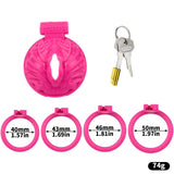 Sissy Pussy Chastity Cage Flat rear | 3d-chastity