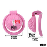 Sissy Pussy Chastity Cage Flat side | 3d-chastity